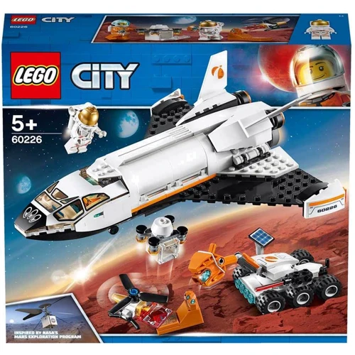 Конструктор LEGO City Шаттл для досліджень Марса (60226): Кількість деталей, шт. 273