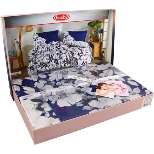 Комплект постільної білизни HOBBY Exclusive Sateen FIONA поплін євро (179684): Матеріал поплин