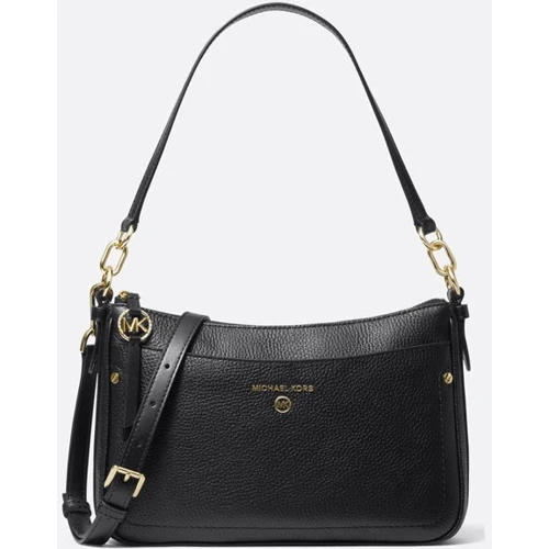 Жіноча сумка крос боді MICHAEL KORS JET SET CHARM MD TZ POCHETTE XBODY чорна (32S1GT9C8L001)