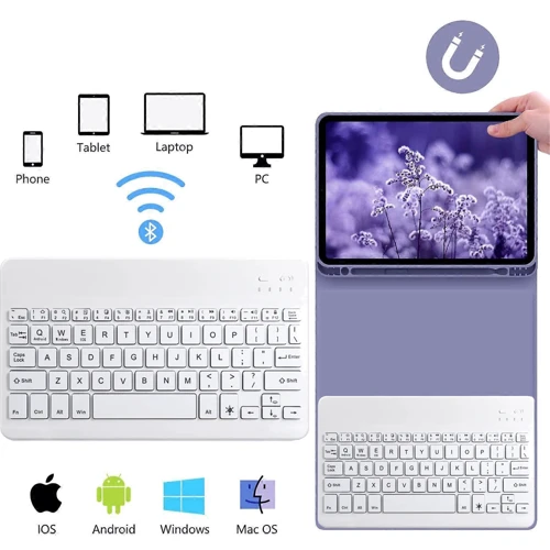 Аксессуар для iPad BeCover Case Smart Keyboard Purple for iPad Mini 6 2021 (712991) фото 7