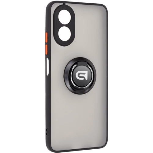 Аксесуар для смартфона ArmorStandart Frosted Matte Ring Black для OPPO A18 4G / A38 4G (ARM72699)