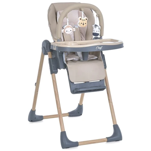 Стульчик для кормления El Camino Craft бежевый (ME 1115-W Beige): Тип классический стульчик