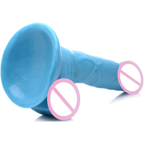 Фаллоимитатор Pop Peckers 6.5" Dildo With Balls Blue
