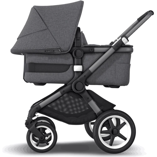 Универсальная коляска 2 в 1 Bugaboo Fox3 Graphite/ Grey Melange/ Grey Melange фото 14