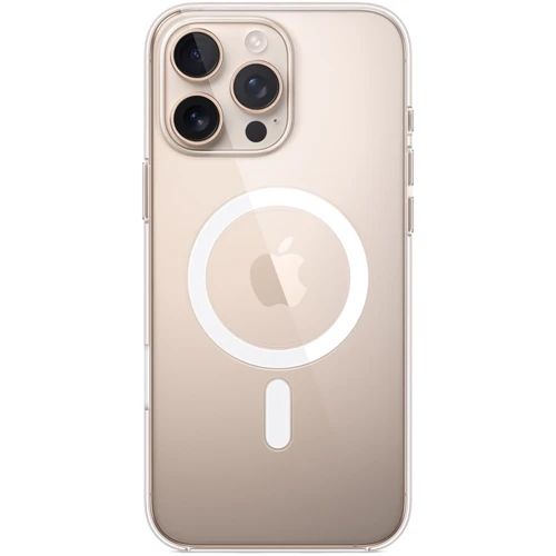 Чехол для iPhone Apple iPhone 16 Pro Max Clear Case with MagSafe (MA7F4ZM/A): Цвет прозрачный