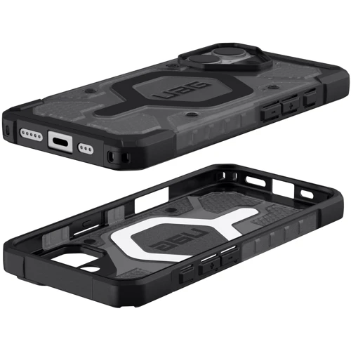 Чохол для iPhone Urban Armor Gear UAG Pathfinder Clear Magsafe Ash/Black (114553113140) для iPhone 17