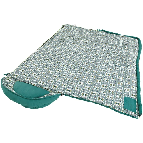 Спальный мешок Outwell Camper Supreme/-9°C Petrol Blue Left (230352): Вес с упаковкой 3000 г