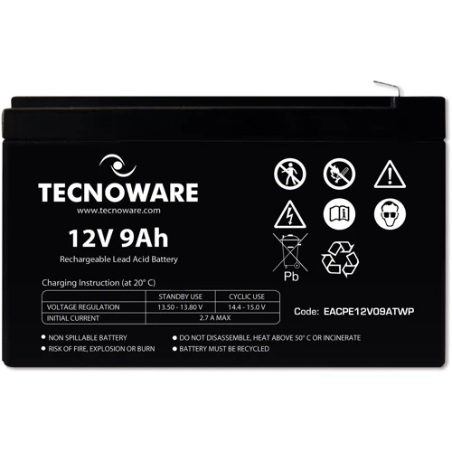 Акумуляторна батарея TECNOWARE 12V-9Ah (EACPE12V09ATWP)