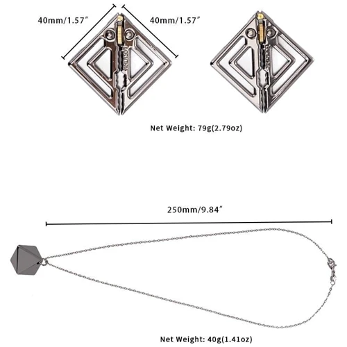 Зажимы для сосков с тяжелой подвеской LOCKINK Adjustable Nipple Clamps with Heavy Pendant - Grey