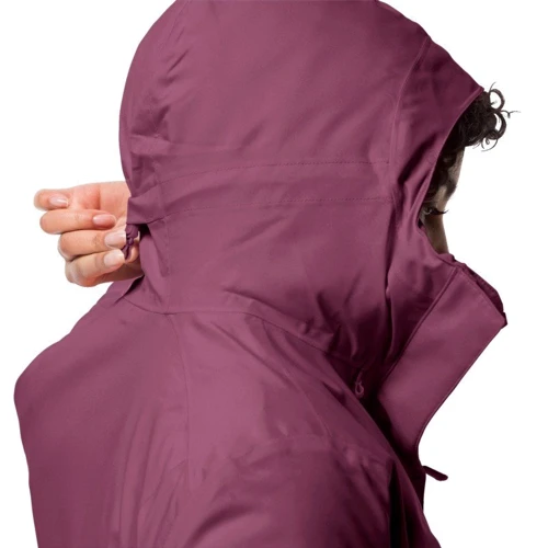 Куртка Jack Wolfskin Troposphere Jacket W 1111601-2094 40 лиловая зимняя с капюшоном: Вид Куртки
