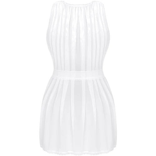 Нежный пеньюар Obsessive Heavenlly White XS/S