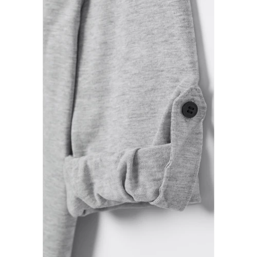 Лонгслів H & M 6091469 S сірий: Вид Лонгсліви
