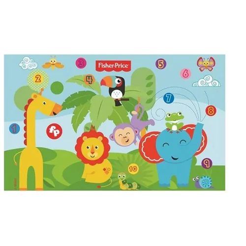 Коврик детский Fisher-Price Джунгли противоскользящий 80х120 см (FP-PC007)