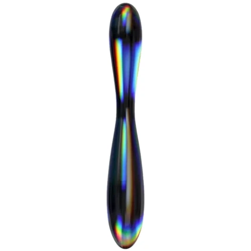 Фаллоимитатор LoveToy Twilight Gleam Glass Dildo Double Delight