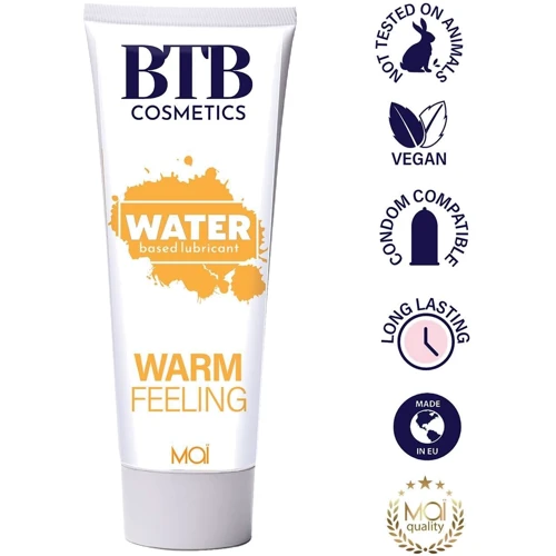 Разогревающая смазка на водной основе MAI BTB WARM FEELING (100 мл)