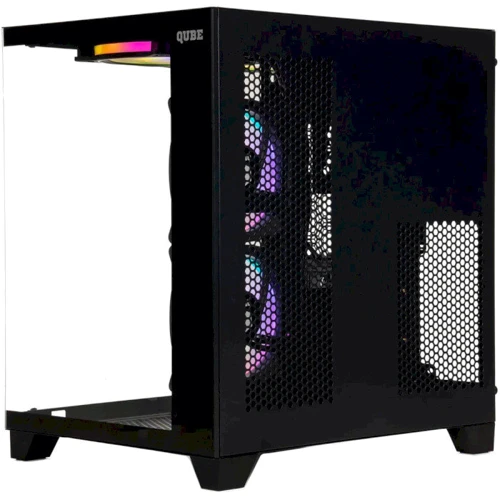 Корпус QUBE REEF ARGB Black (REEF_GBNU3): Мощность БП, Вт нет