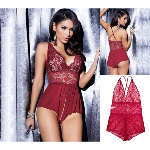 Боди NDS 3027-1 One Size Burgundy (14705)