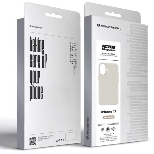 Чехол для iPhone ArmorStandart ICON2 MagCase Gardenia for iPhone 17 (ARM87080)