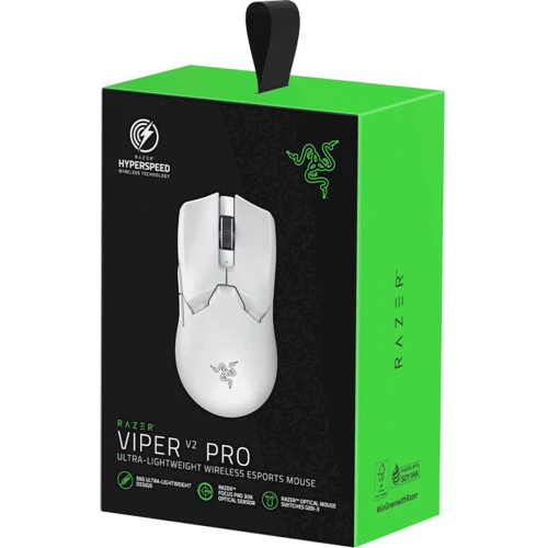 Мышь Razer Viper V2 Pro Wireless White (RZ01-04390200-R3G1): Вес 58 г
