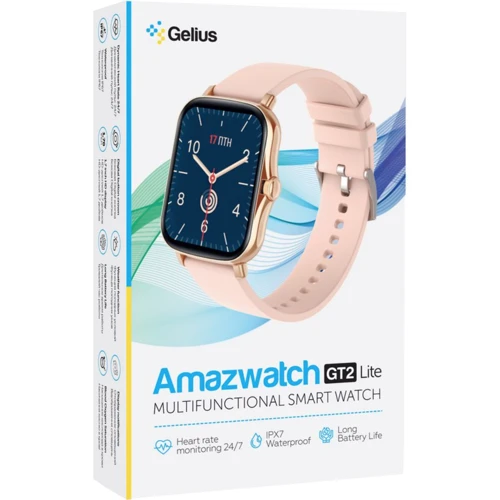 Смарт-часы Gelius Pro GP-SW003 (Amazwatch GT2 Lite) Gold: Стандарт защиты IP67