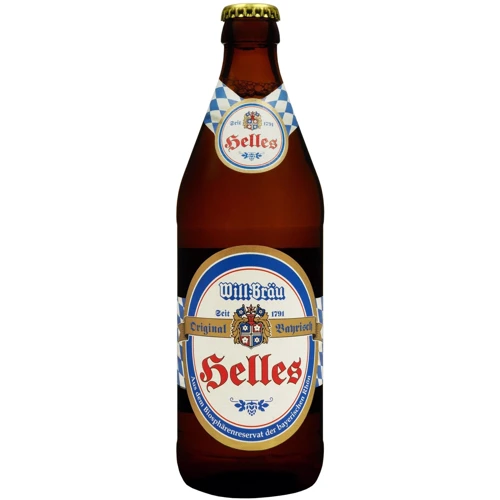 Пиво Will-Brau Helles светлое фильтрованное 4.9% 0.5 л (FSH_4000173113107)