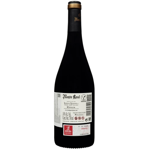 Вино Monte Real de Familia Crianza 2020 красное сухое 0.75 л (FSH_8410030307505): Страна производитель Испания