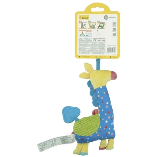 М'яка брязкальце-прорізувач K's Kids Жираф (KA10810-HC)