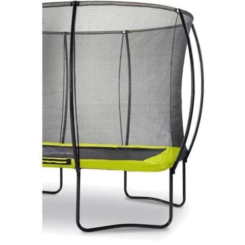 Батут EXIT Silhouette с защитной сеткой прямоугольный 214x305см зелёный на ножках: Особенности защитная сетка в комплекте