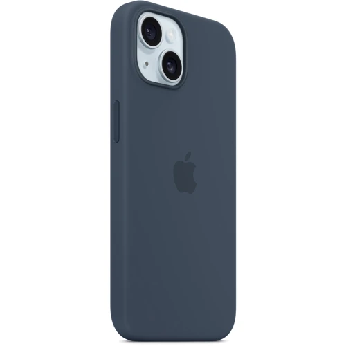 Чехол для iPhone Apple iPhone 15 Silicone Case with MagSafe - Storm Blue (MXPF3ZM/A) фото 5