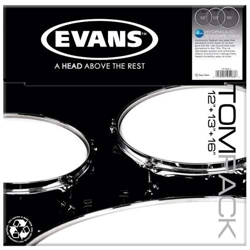 Набір пластиків EVANS ETPHYDGL-S HYDRAULIC CLEAR STANDARD: Тип Робочий