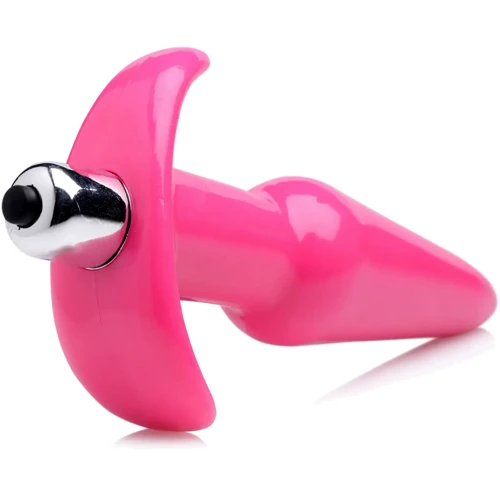 Анальная пробка с вибрацией Frisky Smooth Vibrating Anal Plug Pink