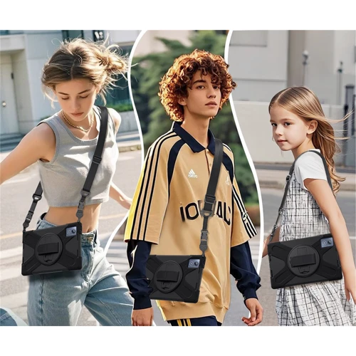 Аксесуар для планшетних ПК BeCover Heavy Duty Case з Stand Black для Lenovo Tab K11 Plus TB-352F (713635)