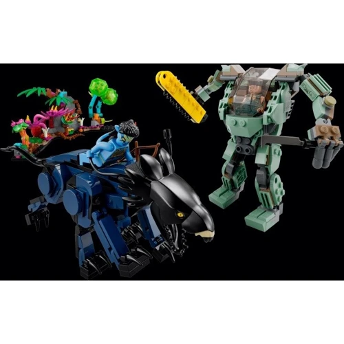Конструктор LEGO Avatar Нейтирі та Танатор проти Куаритча у скафандрі УМП (75571) фото 8
