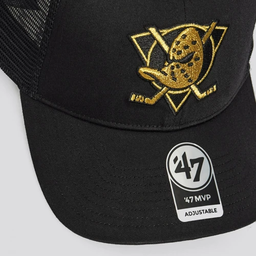 Бейсболка 47 Brand Branson Metallic Ducks черная (H-BRMTL25CTP-BKA): Производитель 47 Brand
