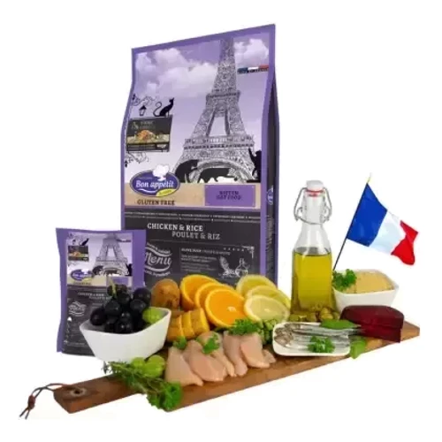 Сухий корм Bon Appétit Kitten Chicken & Rice для кошенят з куркою і рисом 0.4 кг (3760240681793): Вік кошенята