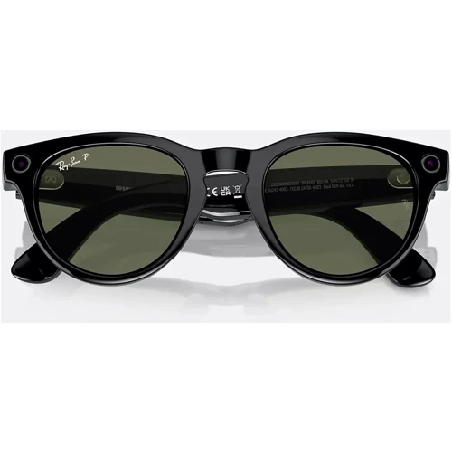 Смарт-окуляри Ray-Ban Meta Headliner Shiny Black Frame/Green Lenses size M (RW4009 601/9A 50-23) фото 6