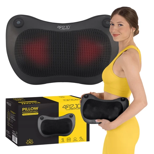 Массажер 4FIZJO Shiatsu Pro+ Black (4FJ0562): Тип Массажер подушка