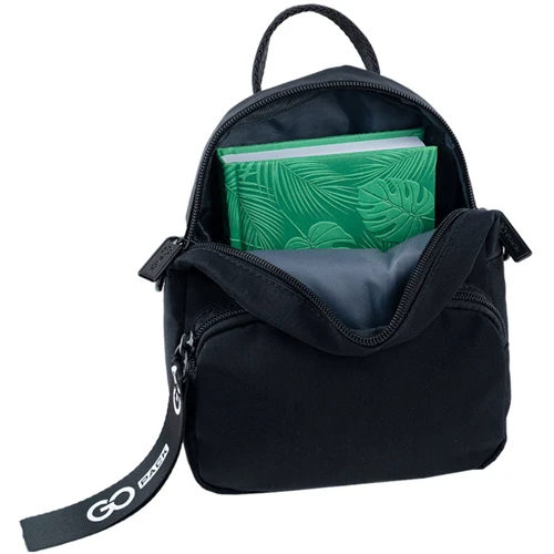 Мини рюкзак-сумка GoPack Education Teens 181XXS-4 чорний (GO24-181XXS-4): Корпус рюкзака Мягкий