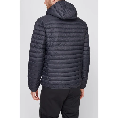 Куртка CMP Man Jacket Fix Hood Antracite-Grenadine 30K2747-28UH 52 темно-серая демисезонная с капюшоном: Тип застежки На молнии