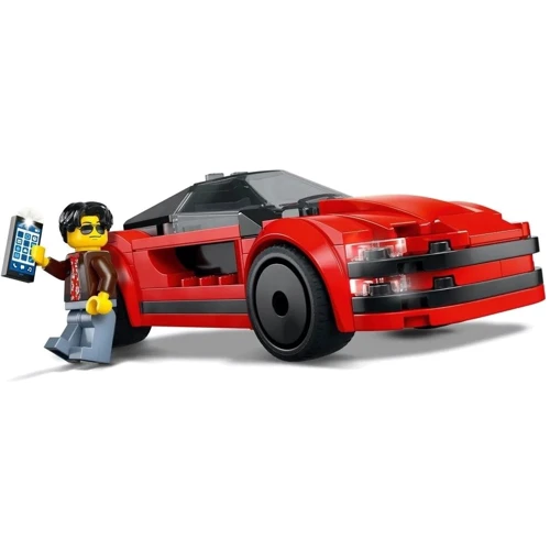 Конструктор LEGO City Червоний спортивний автомобіль 109 деталей (60448): Рекомендований вік 5+