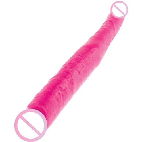 Pipedream Double Dillio 16 Inch двойной фаллоимитатор, 40,6х4,3 см, розовый