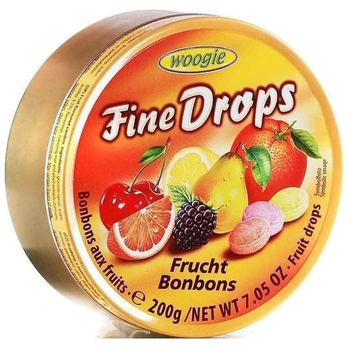 Льодяники Fine Drops Bonbons mit Frucht Bonbons (175 г) (WT3822)