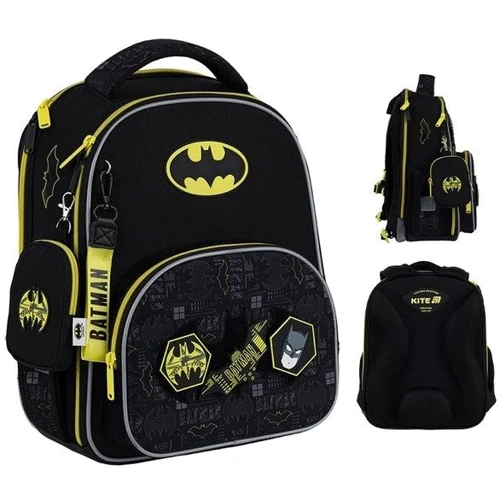 Набор Kite рюкзак + пенал + сумка для обуви 556 DC Batman (SET_DC25-556M) фото 13