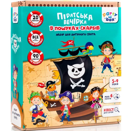 Набор для праздника Vladi Toys Пиратская вечеринка (укр) VT6010-03: Производитель Vladi Toys