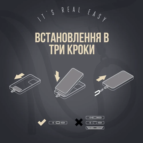 Ремешок для смартфона ArmorStandart Rope Titanium Sand with Clear holder (ARM76101) фото 4