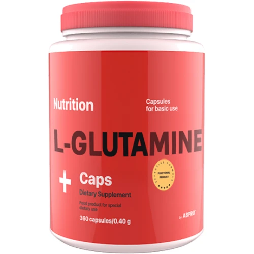 Аминокислота для спорта AB PRO L-Glutamine caps 360 капсул