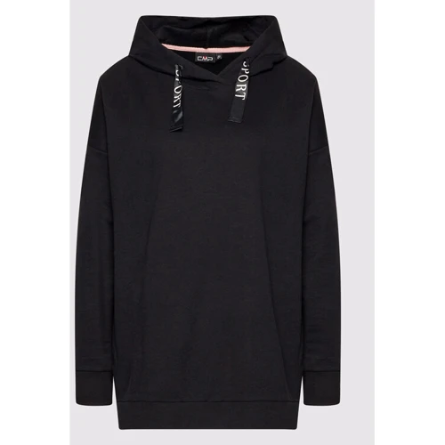 Худи CMP Woman Sweat Fix Hood 31D4566-U901 48 (40) черный