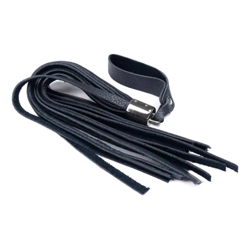 Флоггер из натуральной кожи Flirty Soft Leather - Dark Blue, BM-00026