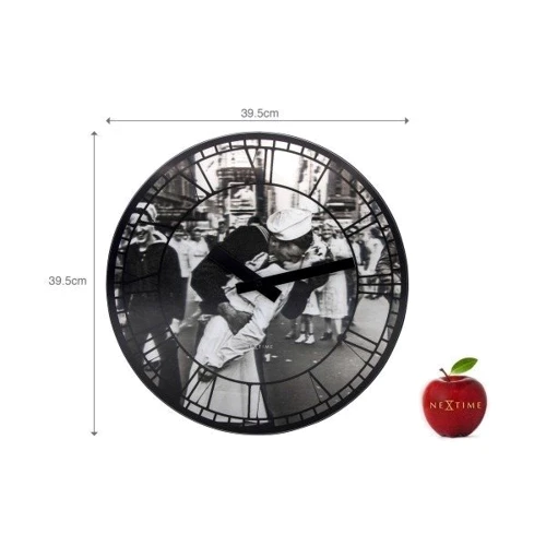 Настінний годинник NeXtime 3D Kiss me in New York 39см (3214): Виробник NeXtime