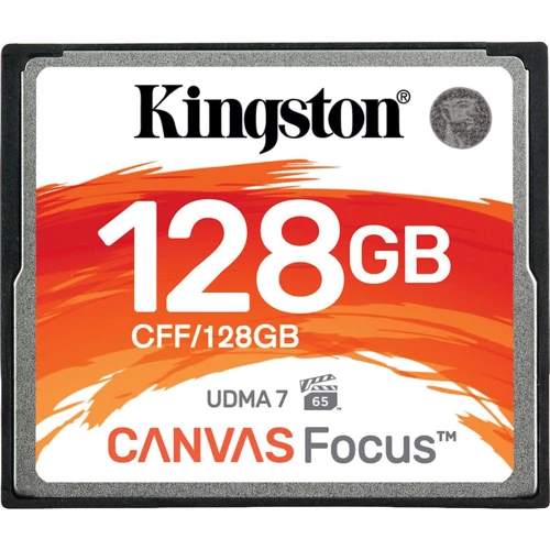 Карта памяти Kingston 128GB CompactFlash Canvas Focus (CFF/128GB)